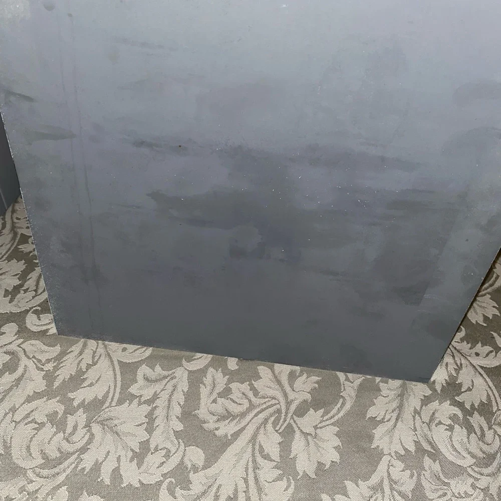 Square thick mirror